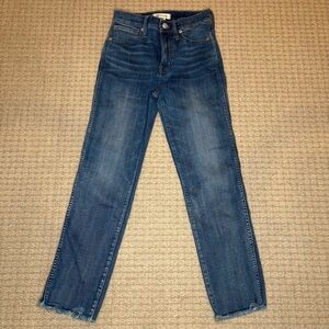 Madewell Stovepipe Cropped Jeans